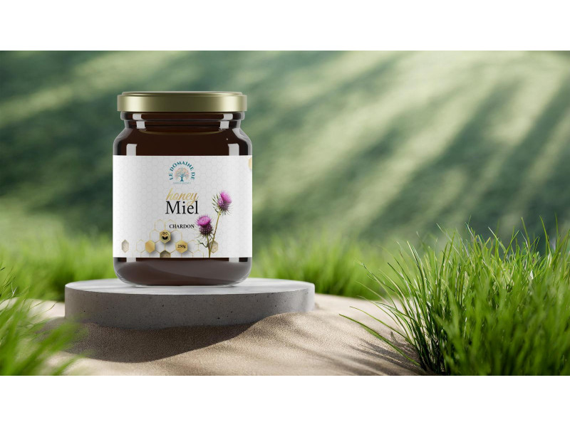 Miel de Chardon naturel Bio 250g Miel de Chardon naturel Bio 250g