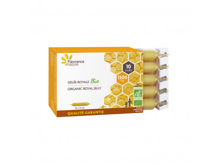 Ampoules de Gelée royale 1500 mg Bio