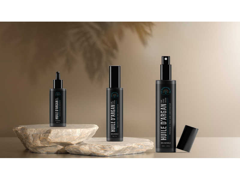 Huile d'Argan de beauté du Maroc- Naturelle - Bio - Packaging Waterproof Huile d'Argan de beauté du Maroc- Naturelle - Bio - Packaging Waterproof